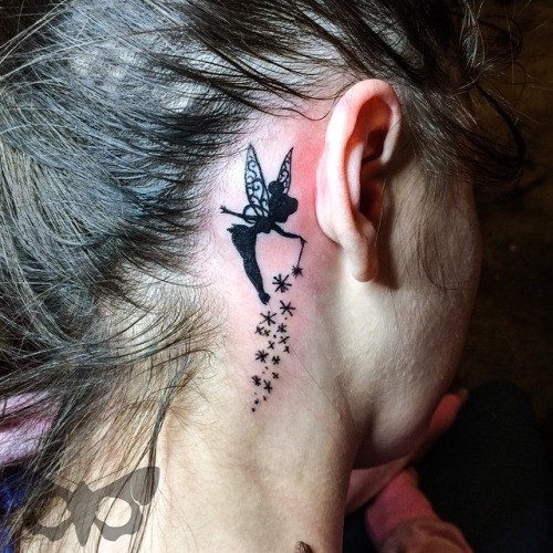 tumblr tattoos for girls behind ear