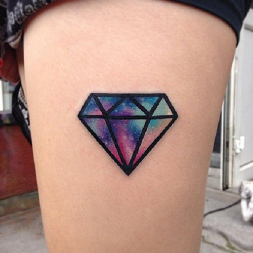 45 Exuberant Diamond Tattoos For Wealth And Invincibility