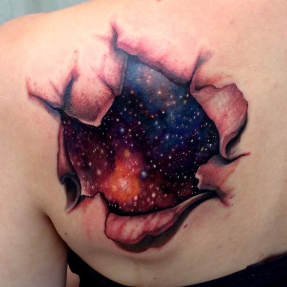 45 Galaxy Tattoos For Out of World Experience