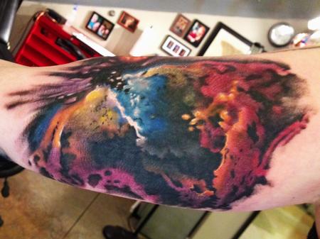 45 Galaxy Tattoos For Out of World Experience