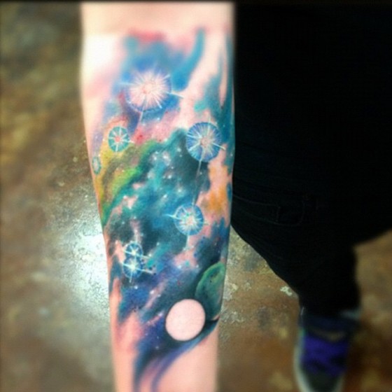 45 Galaxy Tattoos For Out of World Experience