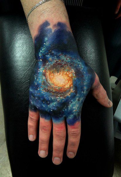 45 Galaxy Tattoos For Out of World Experience