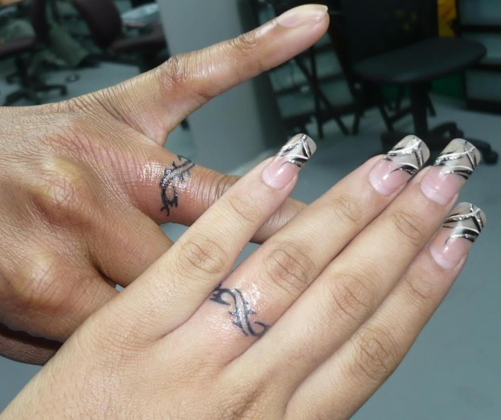 Wedding Ring TattoosCouple