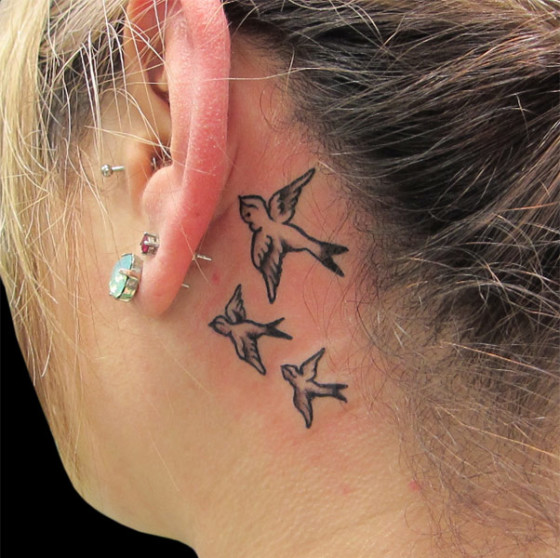 45 Tattoos Behind Ear for Endless Beauty and Cuteness