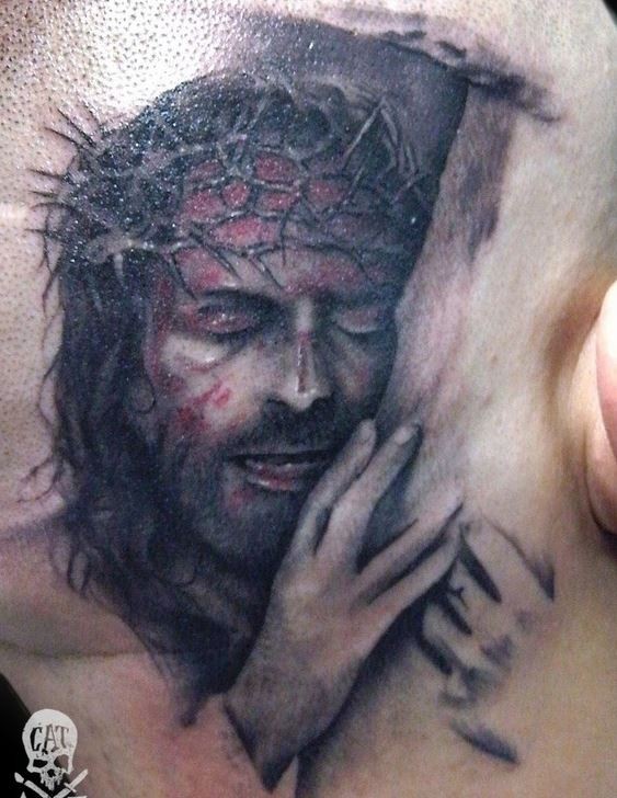 50 Jesus Tattoos for the Faith, Love, Sacrifices and Strength