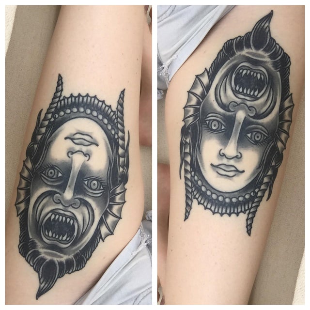 Tattoo Snob on Instagram Witch tattoo by campohltattoos at  fishladdertattooco in Lansing MI campohltattoos fishladdertattooco  lansing michigan witchtattoo