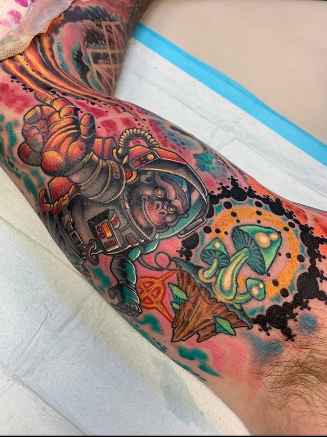 Space Monkey   Done at outln jotaburgos tattoo tattoos  TikTok
