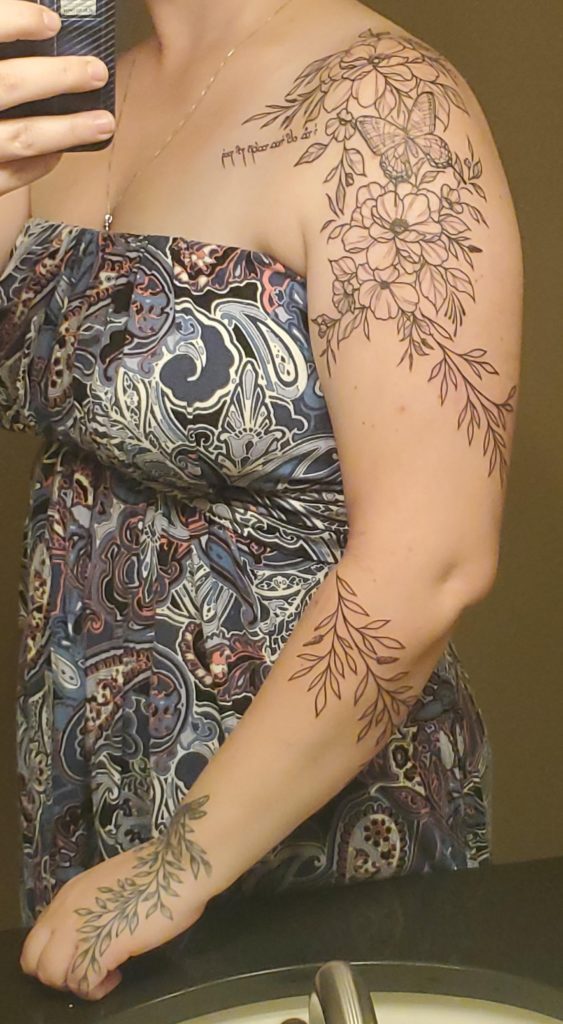 Tattoo uploaded by lisa  Flowers shoulder  Tattoodo