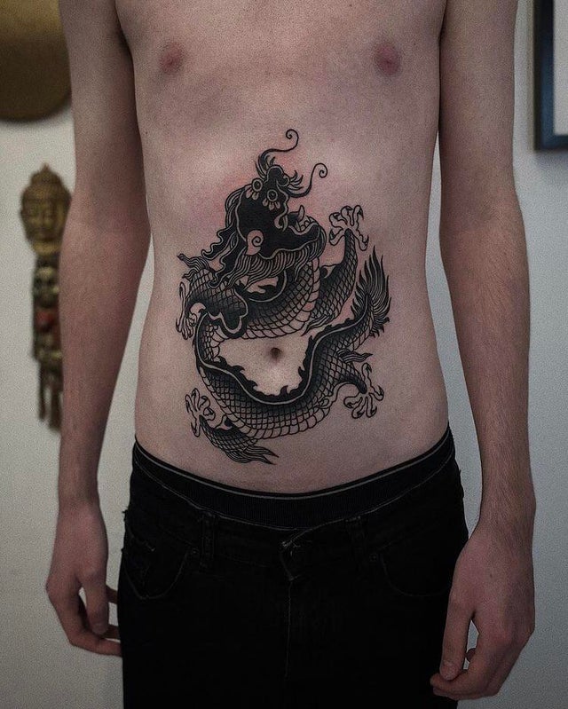 Stomach Tattoos For Women and Men