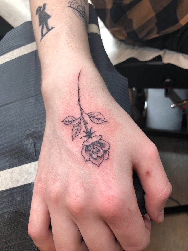 Geometry  Orchids  Melissa Anne Craig  Blkwrk Studio Edinburgh  r tattoos