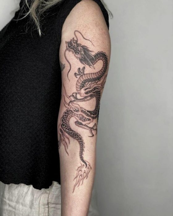 45 Fierce Dragon Tattoo Ideas for Men and Women