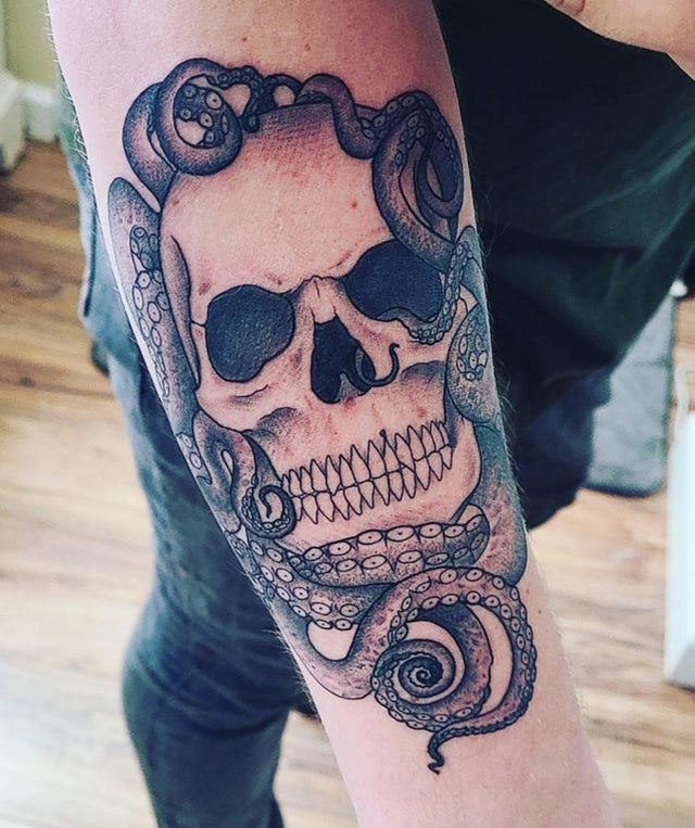 Dark Skull Tattoo by CrystalTaTattooing on DeviantArt